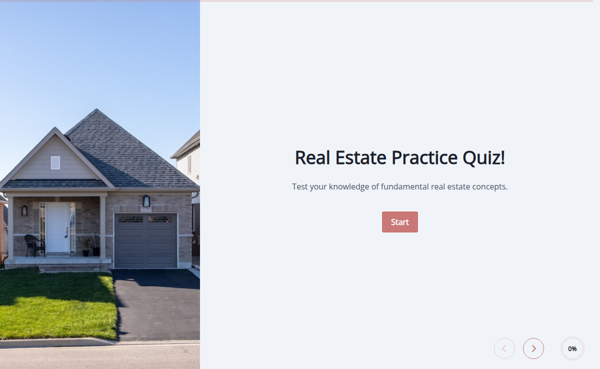 Real Estate Practice Quiz