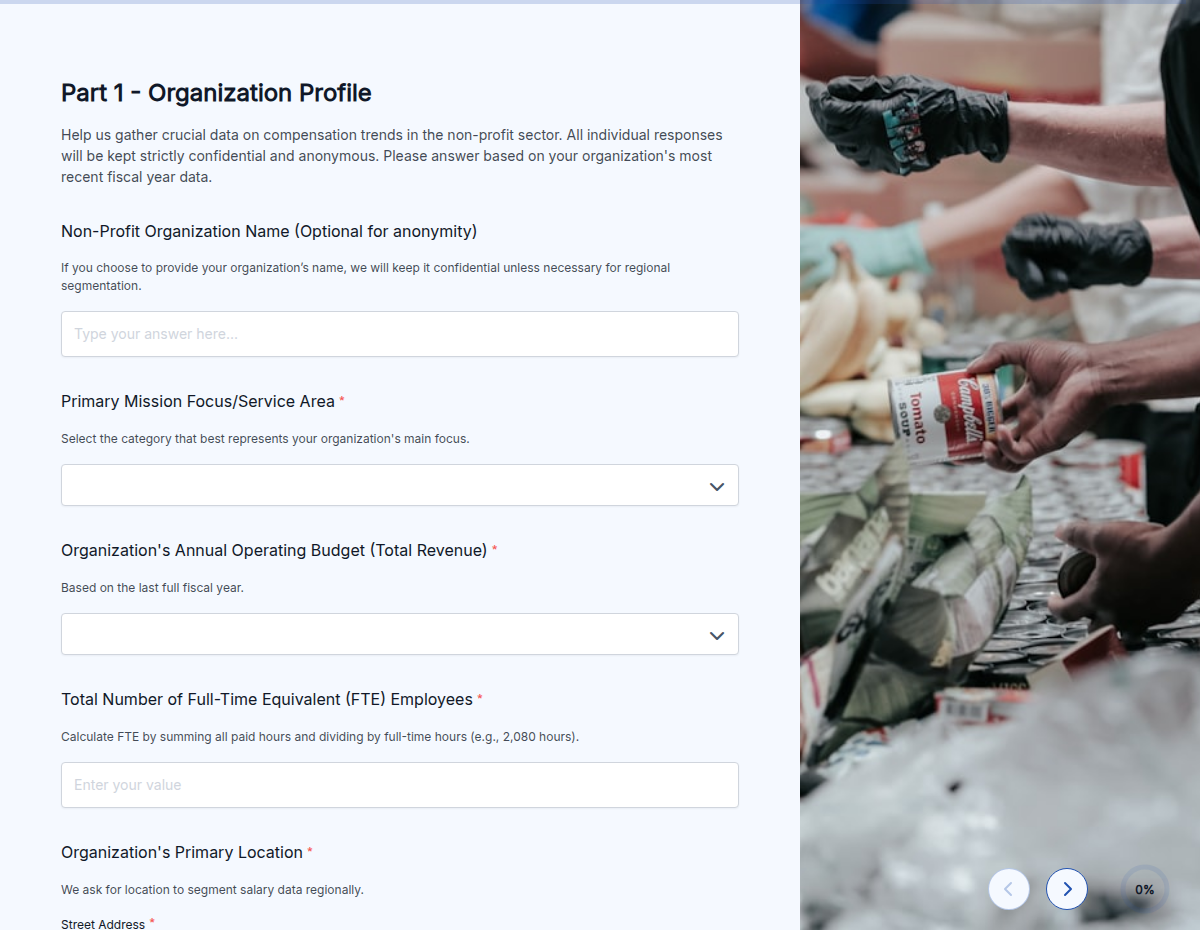 Non-Profit Salary & Benefits Survey