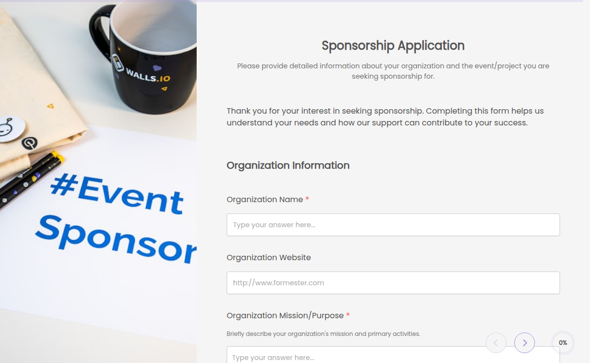 Sponsorship Request Form
