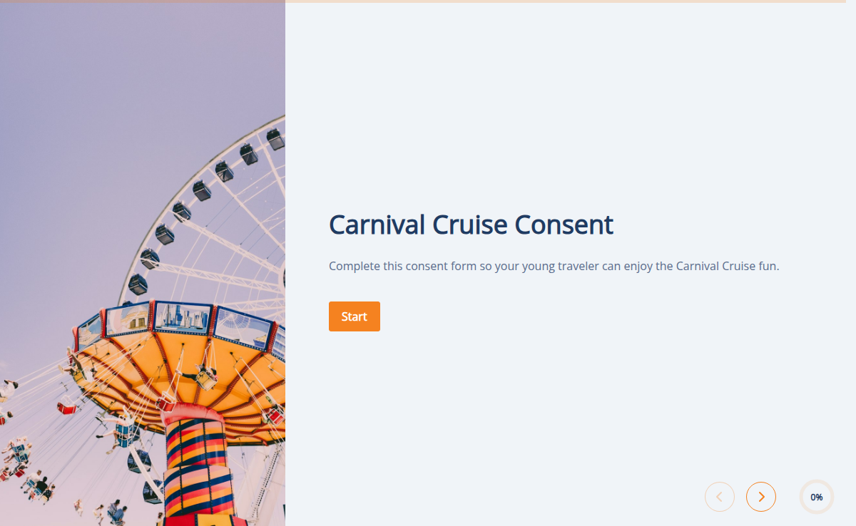 Carnival Cruise Minor Consent Form